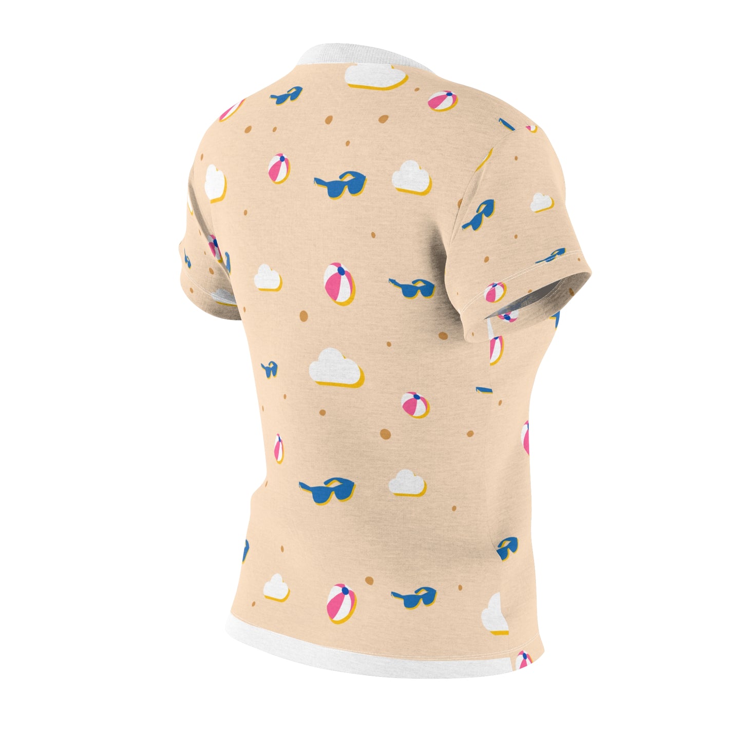 Beach Vibes Women's Tee, Summer T-Shirt, Vacation Wear, Pool Party Top, Beach Theme Shirt, Sunshine Apparel