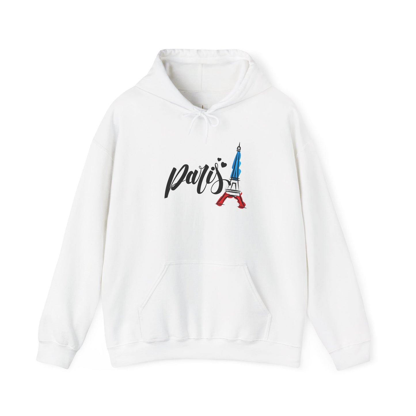 Paris Eiffel Tower Unisex Hoodie, Cozy Sweatshirt for Travel Enthusiasts, Gift for Fashion Lovers, Perfect for Parisian Vibes, Casual Outfit